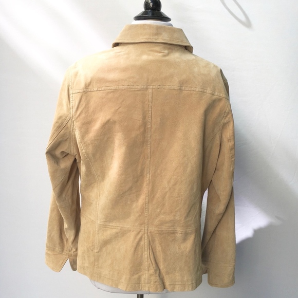 ST. JOHN'S BAY Suede Jacket Size L - Picture 3 of 7